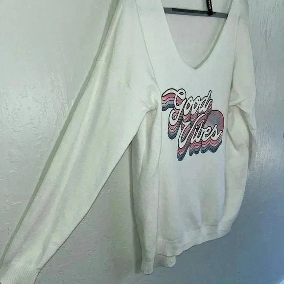 Venti6 Women’s Good Vibes Soft Long Sleeve Comfy Casual Viscose Blend Sweater L - Picture 3 of 5
